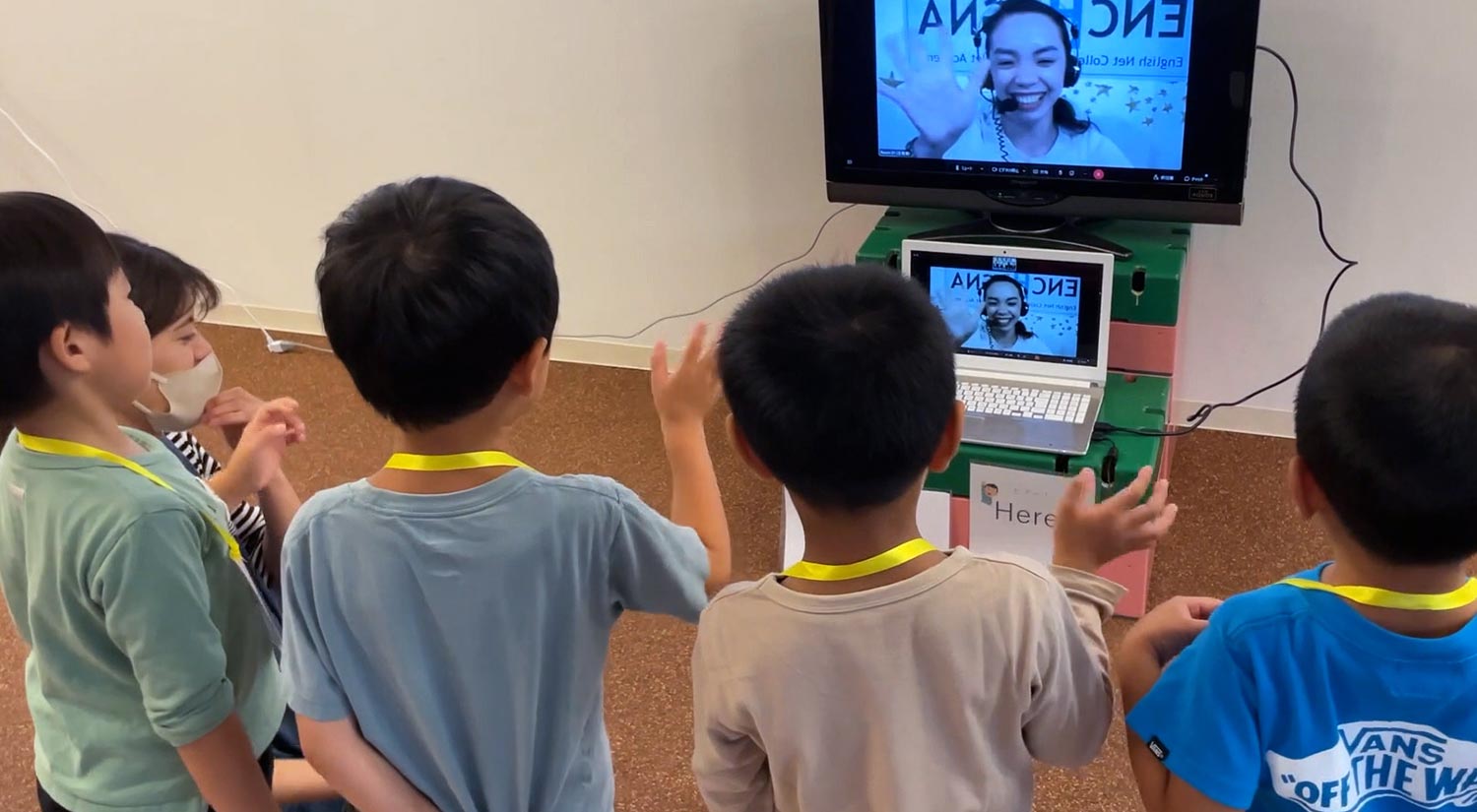 e.e.starオンライン英会話で、幼稚園へのオンライン英語授業を簡単に導入！